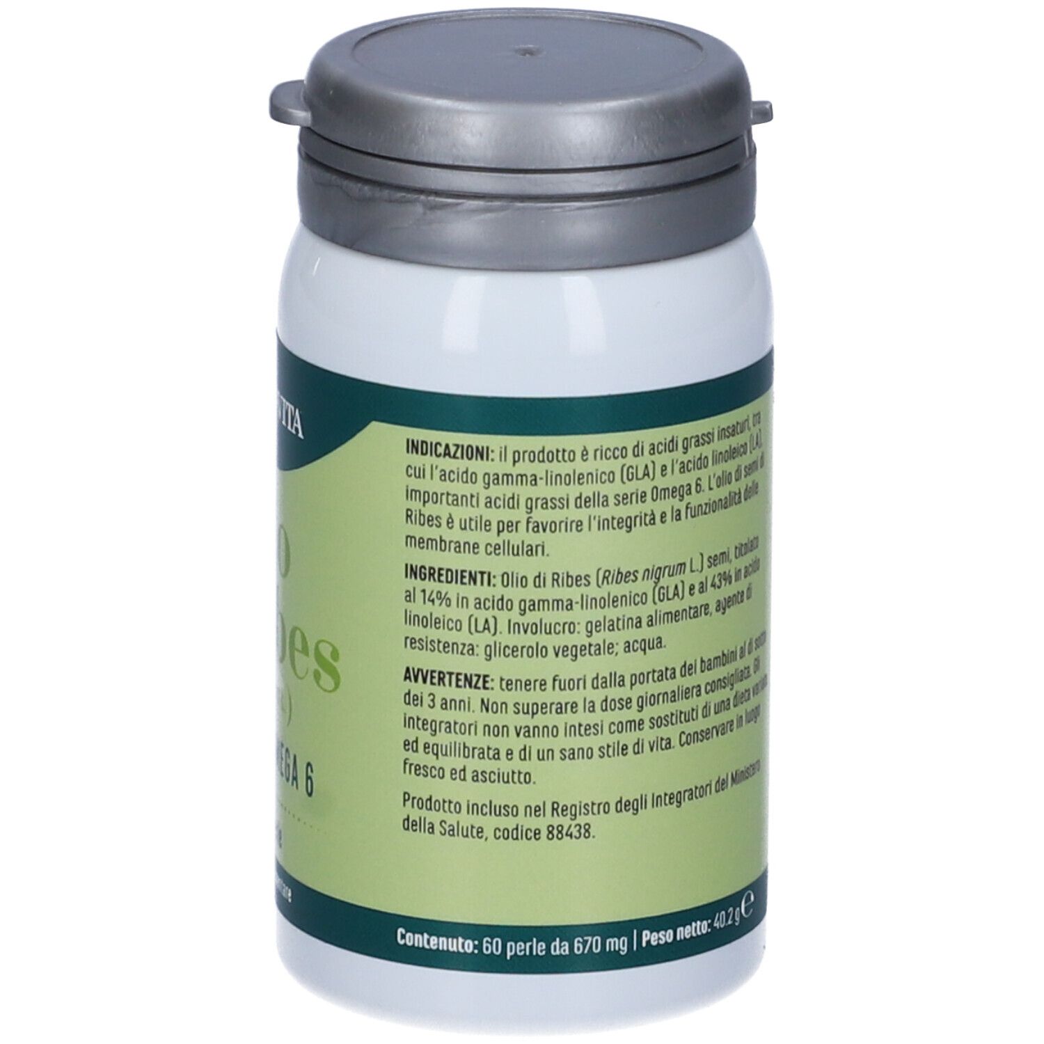 Olio Ribes 60 Perle 673 Mg
