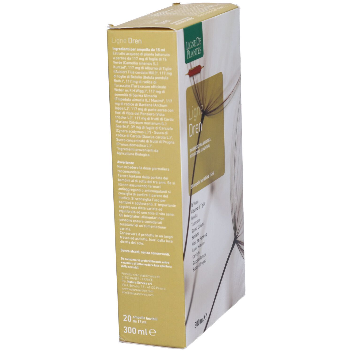 Ligne Dren Biologico 20 Ampolle Bevibili Da 15 Ml