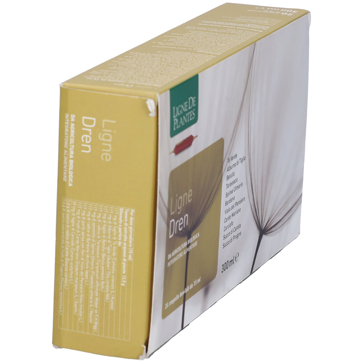 Ligne Dren Biologico 20 Ampolle Bevibili Da 15 Ml