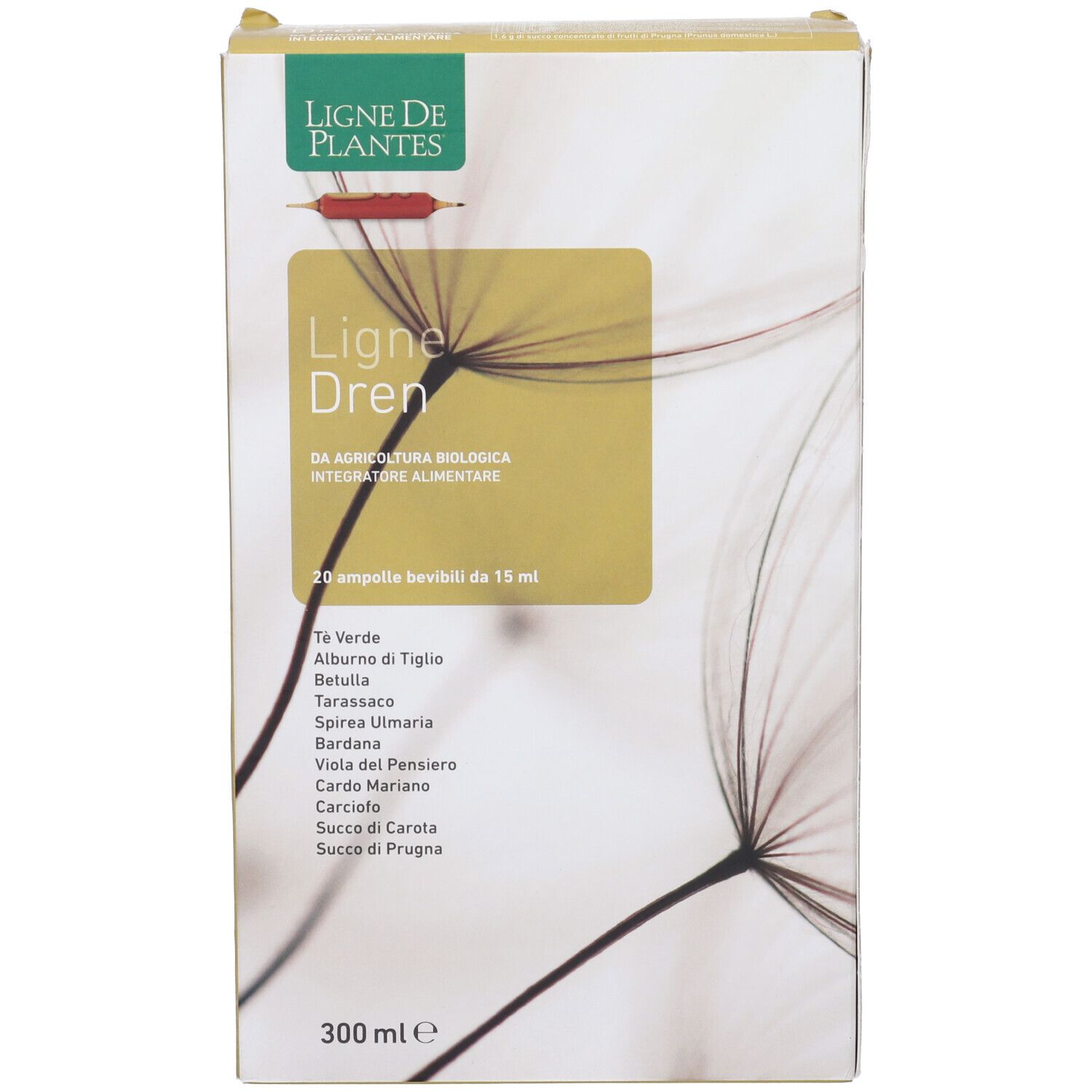 Ligne Dren Biologico 20 Ampolle Bevibili Da 15 Ml