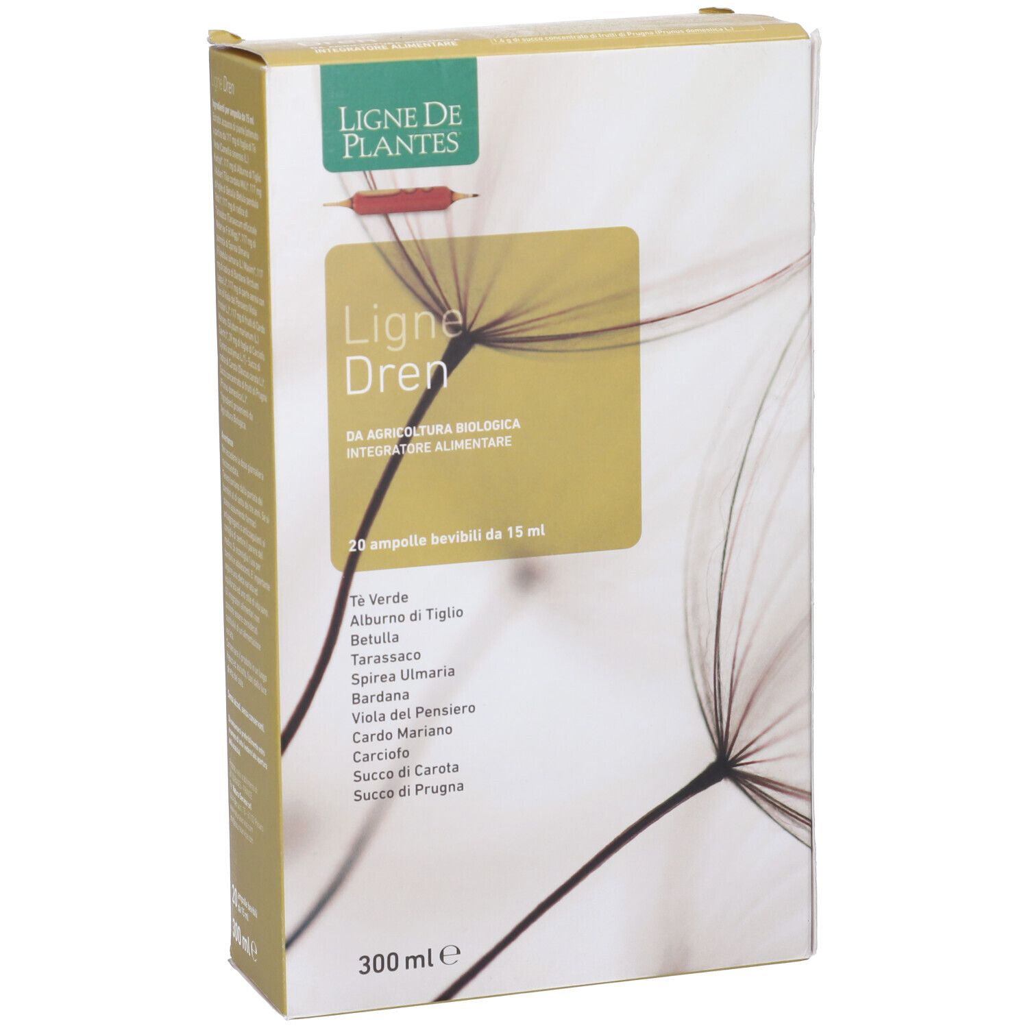 Ligne Dren Biologico 20 Ampolle Bevibili Da 15 Ml