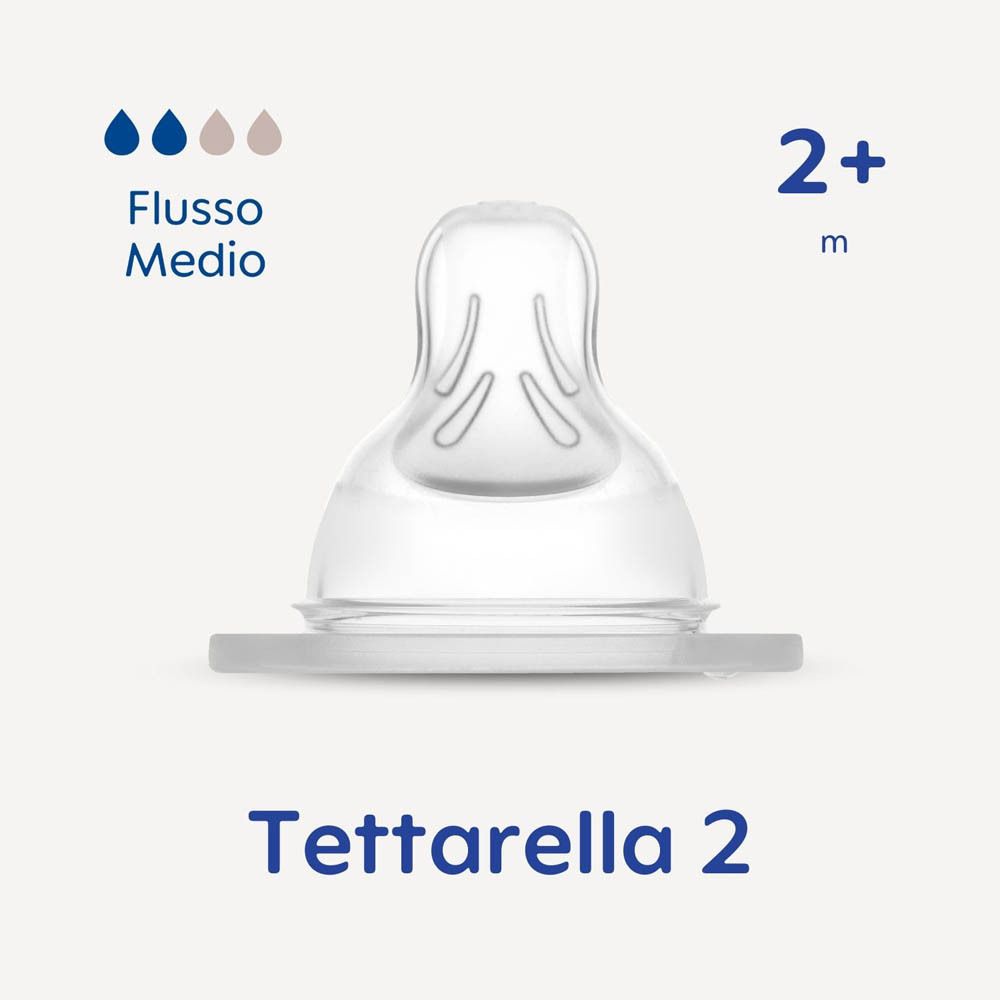 Tettarella MAM 2 flusso medio, per bimbi da 2 mesi.