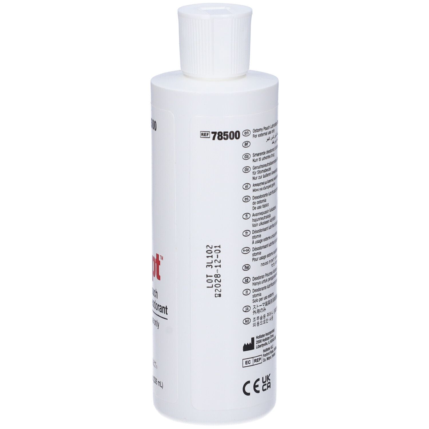 Deodorante Lubrificante Adapt 78500 Agevola Lo Svuotamento Della Sacca Atossico Flacone 236Ml