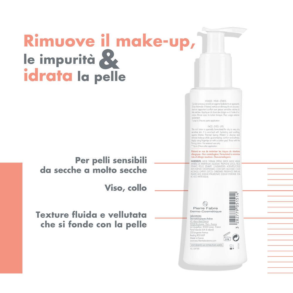 Avène Latte Detergente Delicato