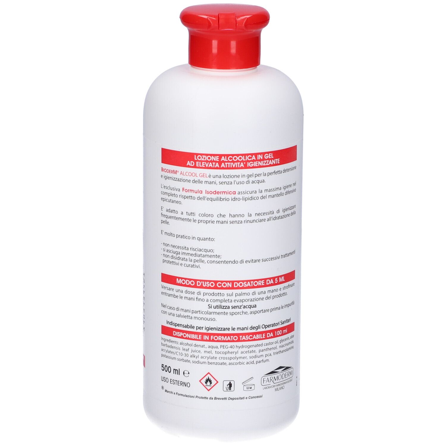 Bioderm Alcool Gel 500Ml