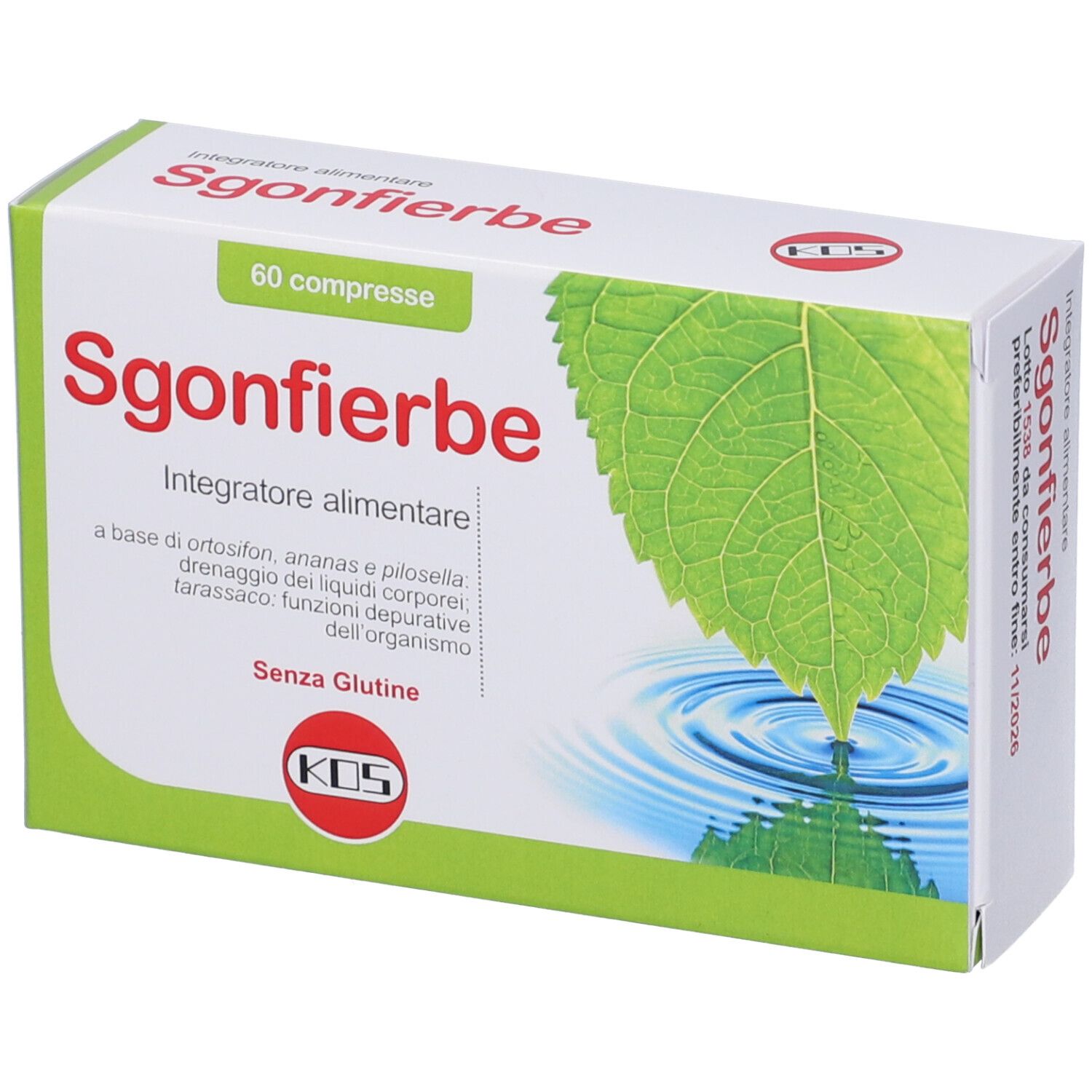 KOS Sgonfierbe Compresse