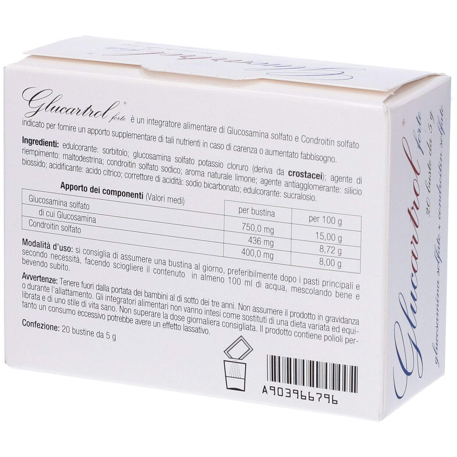 Glucartrol Forte 20 Bustine