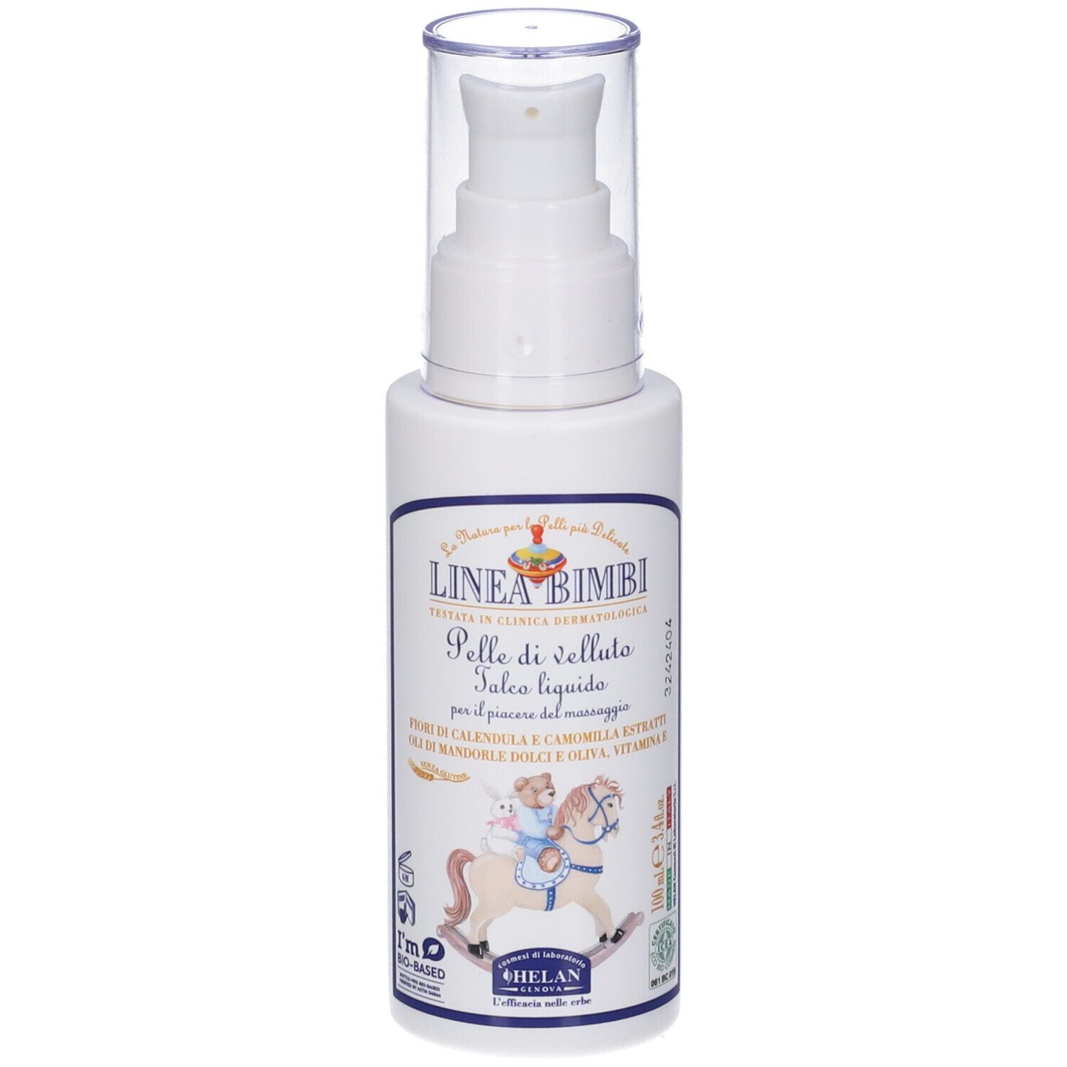 Helan LINEA BIMBI Pelle di Velluto Talco Liquido