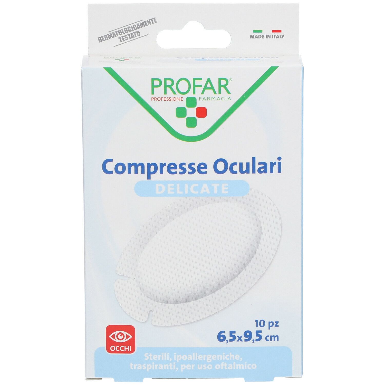 Cerotti Profar Compresse Oculari 9,6cm x 6,6cm 10 Pezzi