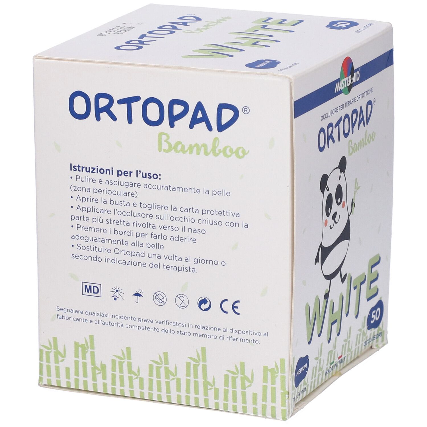 Cerotto Oculare Per Ortottica Ortopad M 50 Pezzi