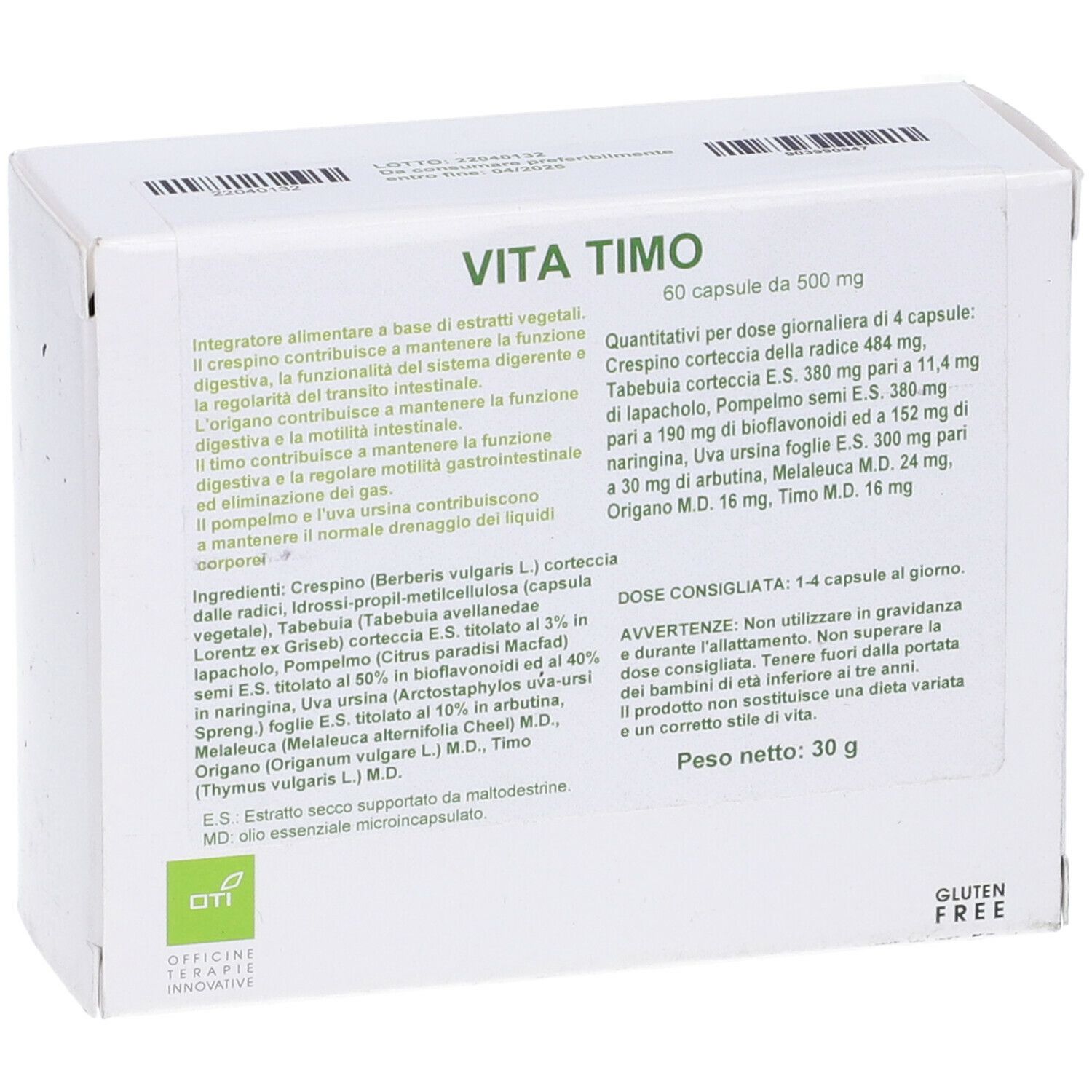 Vita Timo 60Cps