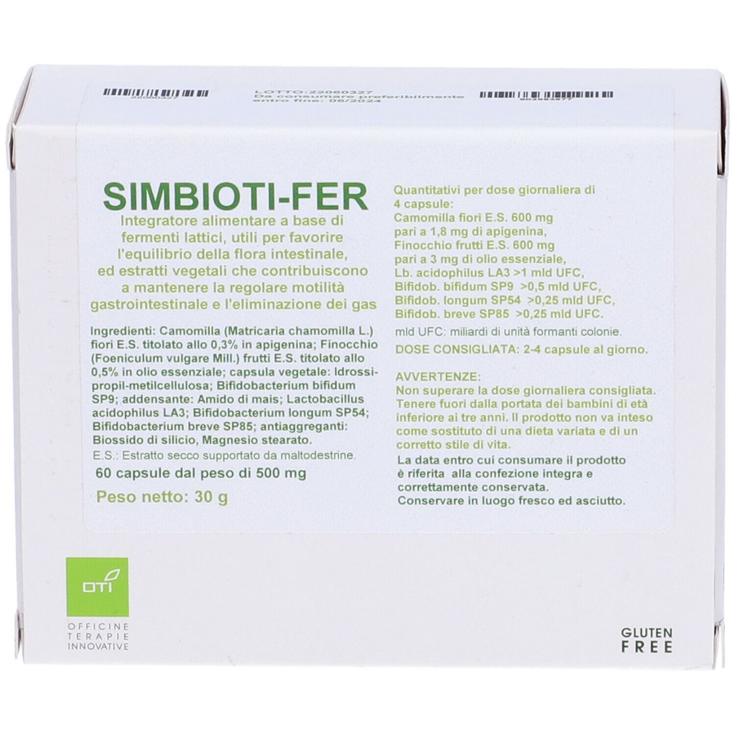 Simbioti Fer 60 Capsule