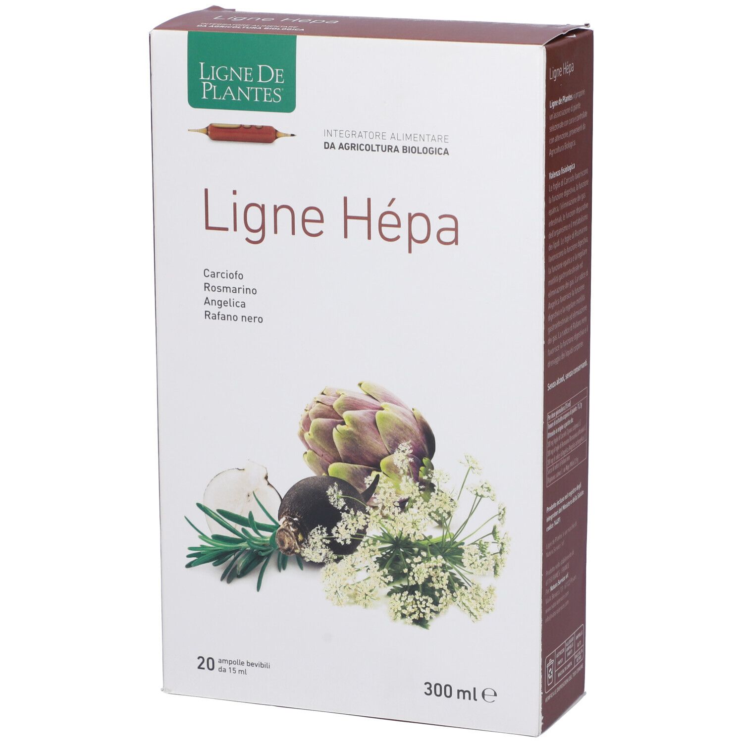 Ligne Hepa Biologico 20 Ampolle Bevibili Da 15 Ml