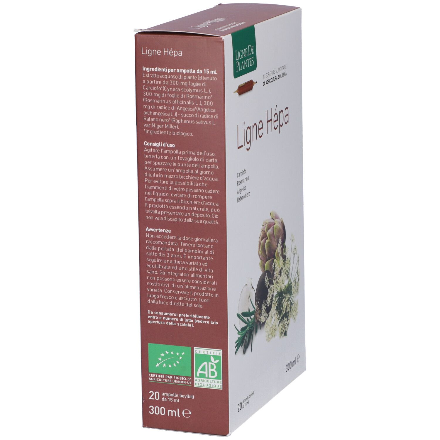 Ligne Hepa Biologico 20 Ampolle Bevibili Da 15 Ml