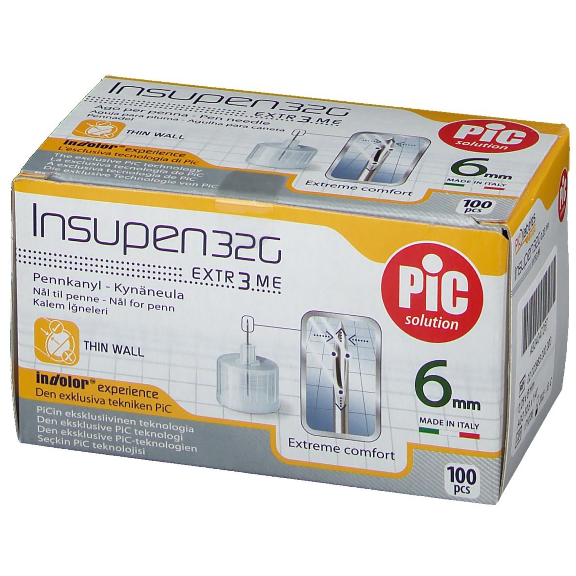 Pic Solution Aghi per Penna da Insulina 6 mm