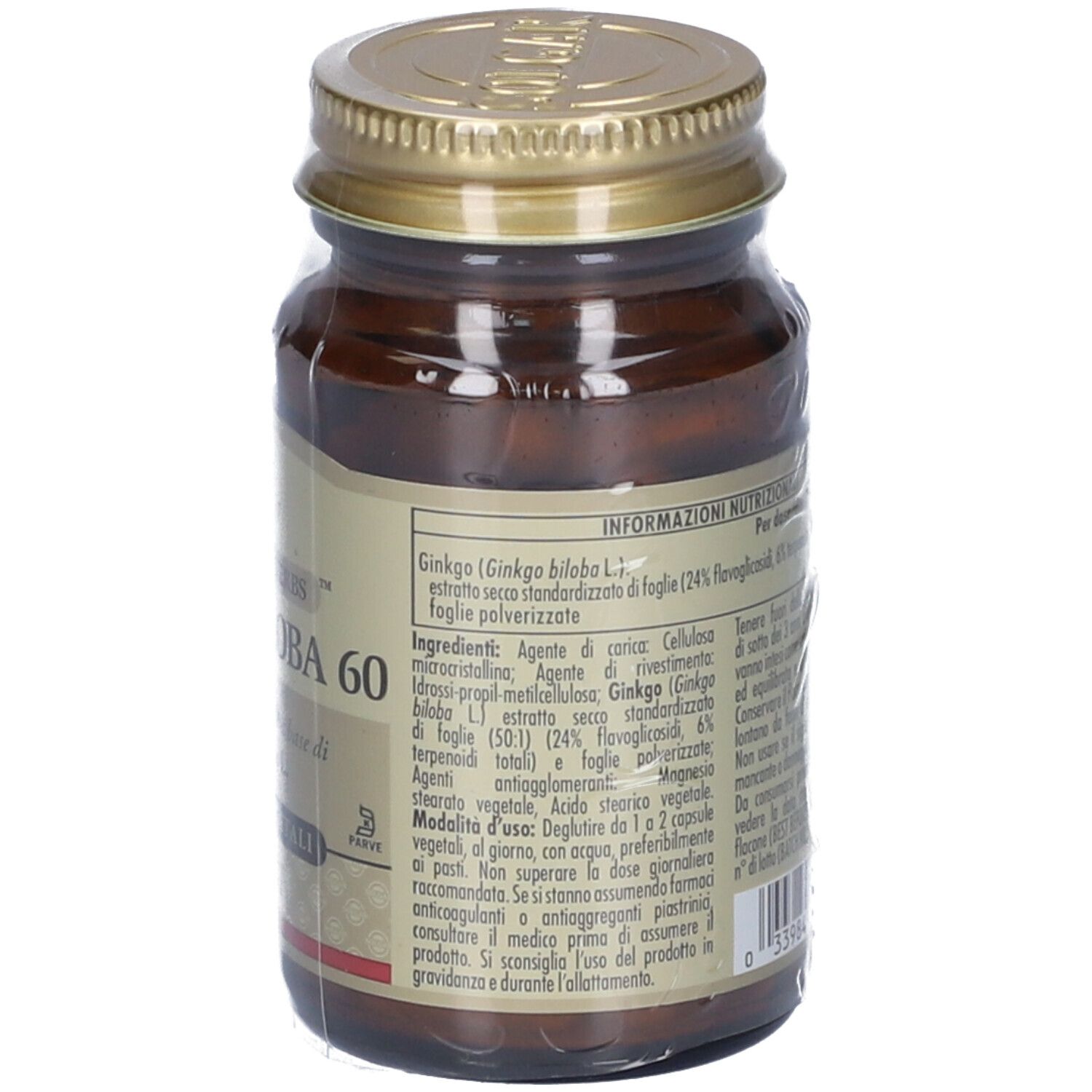 SOLGAR® Ginkgo Biloba 60