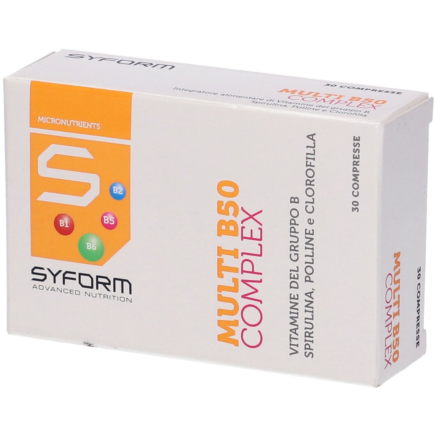 Multi B50 Complex 30 Compresse Da 1200 Mg