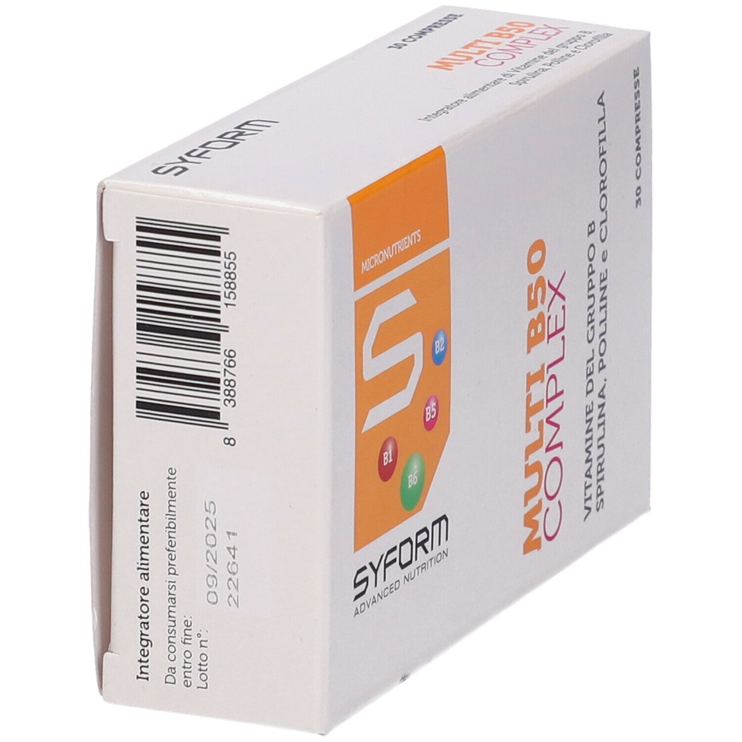 Multi B50 Complex 30 Compresse Da 1200 Mg