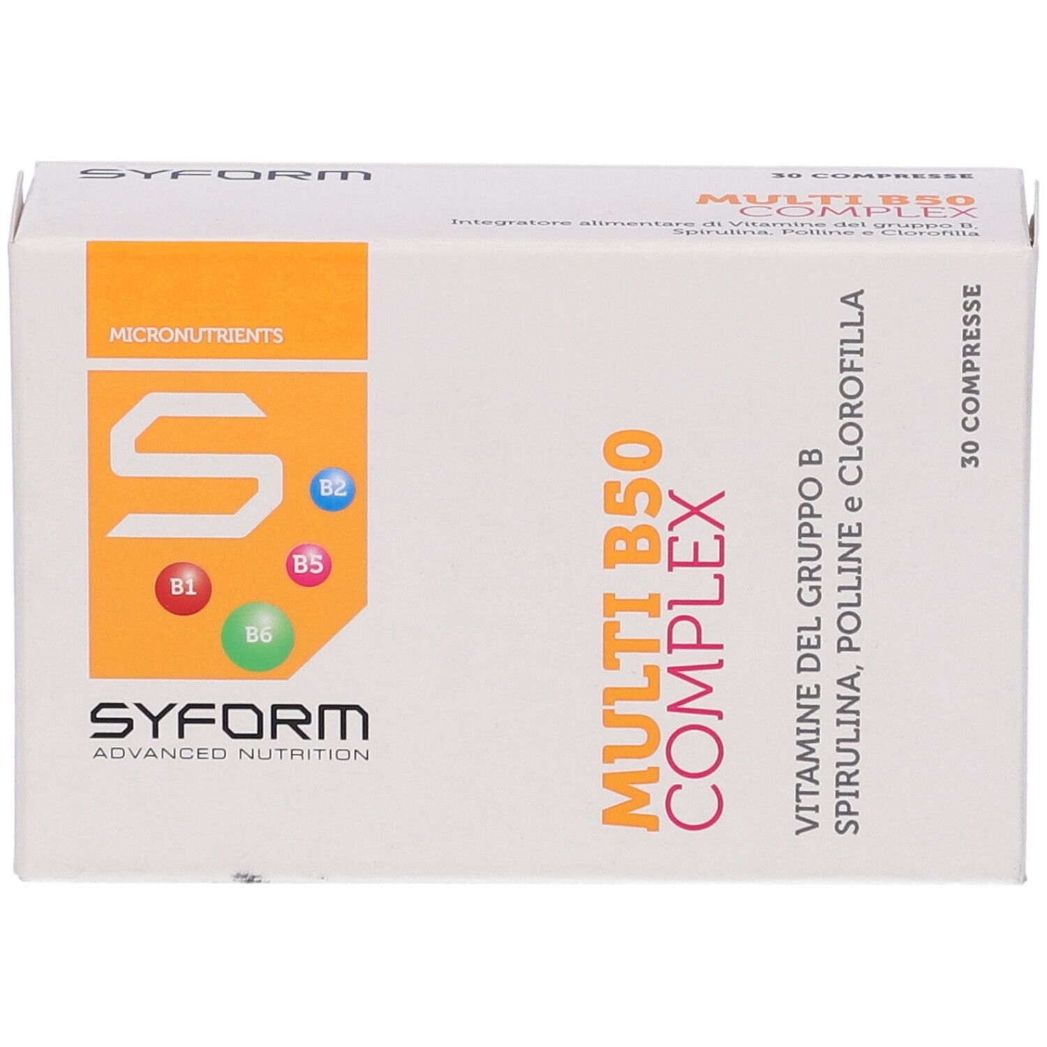 Multi B50 Complex 30 Compresse Da 1200 Mg