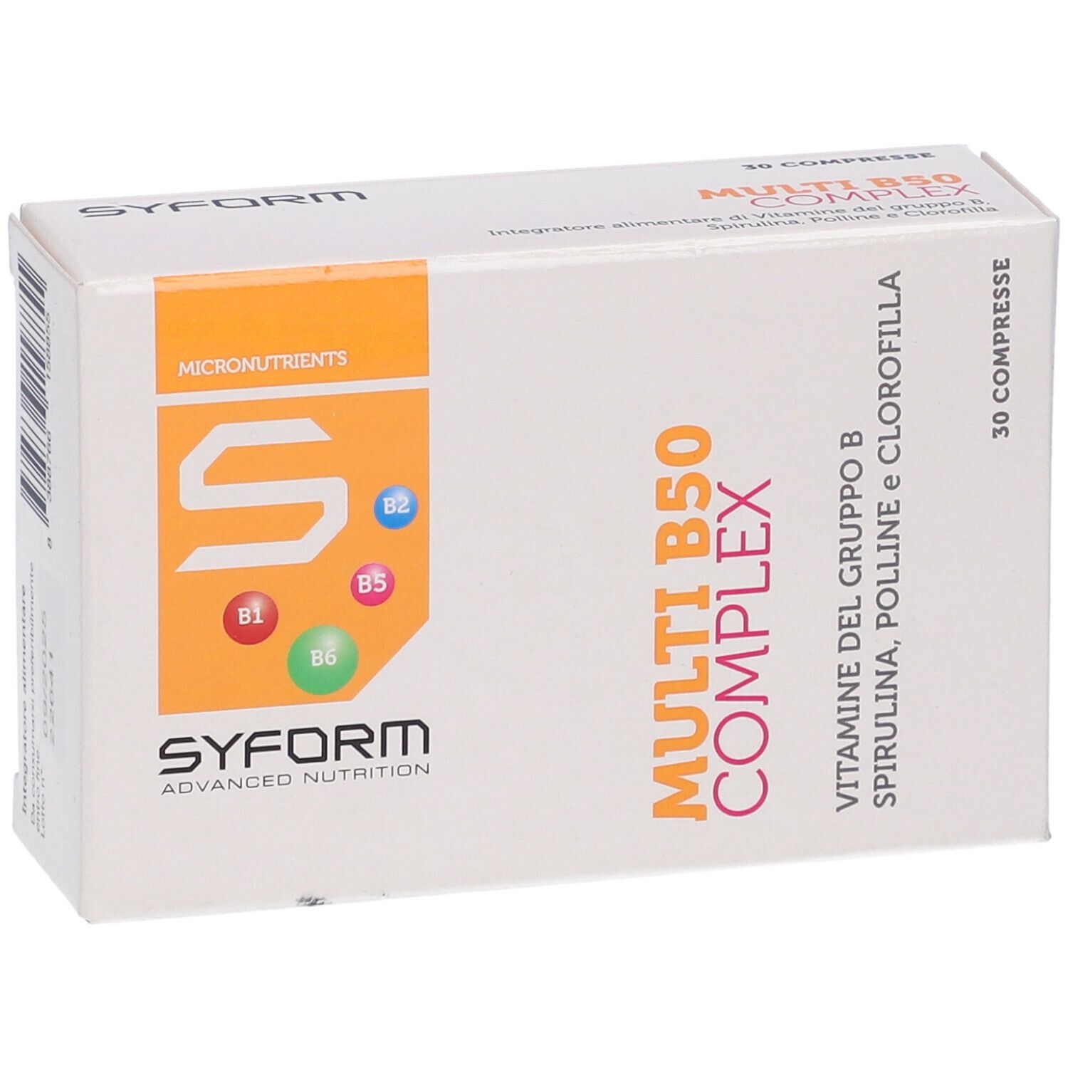 Multi B50 Complex 30 Compresse Da 1200 Mg