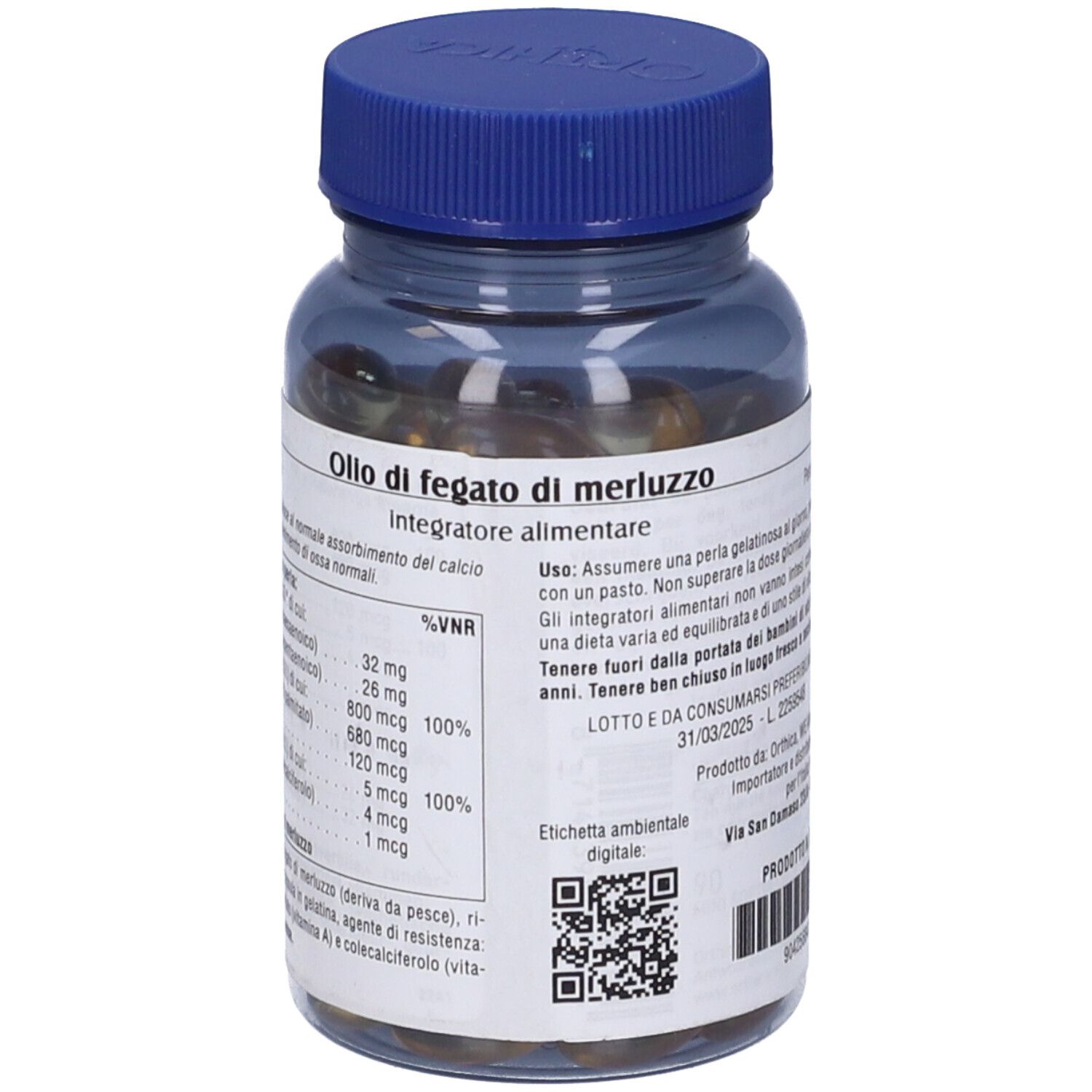 Orthica Olio Fegato 90 Capsule