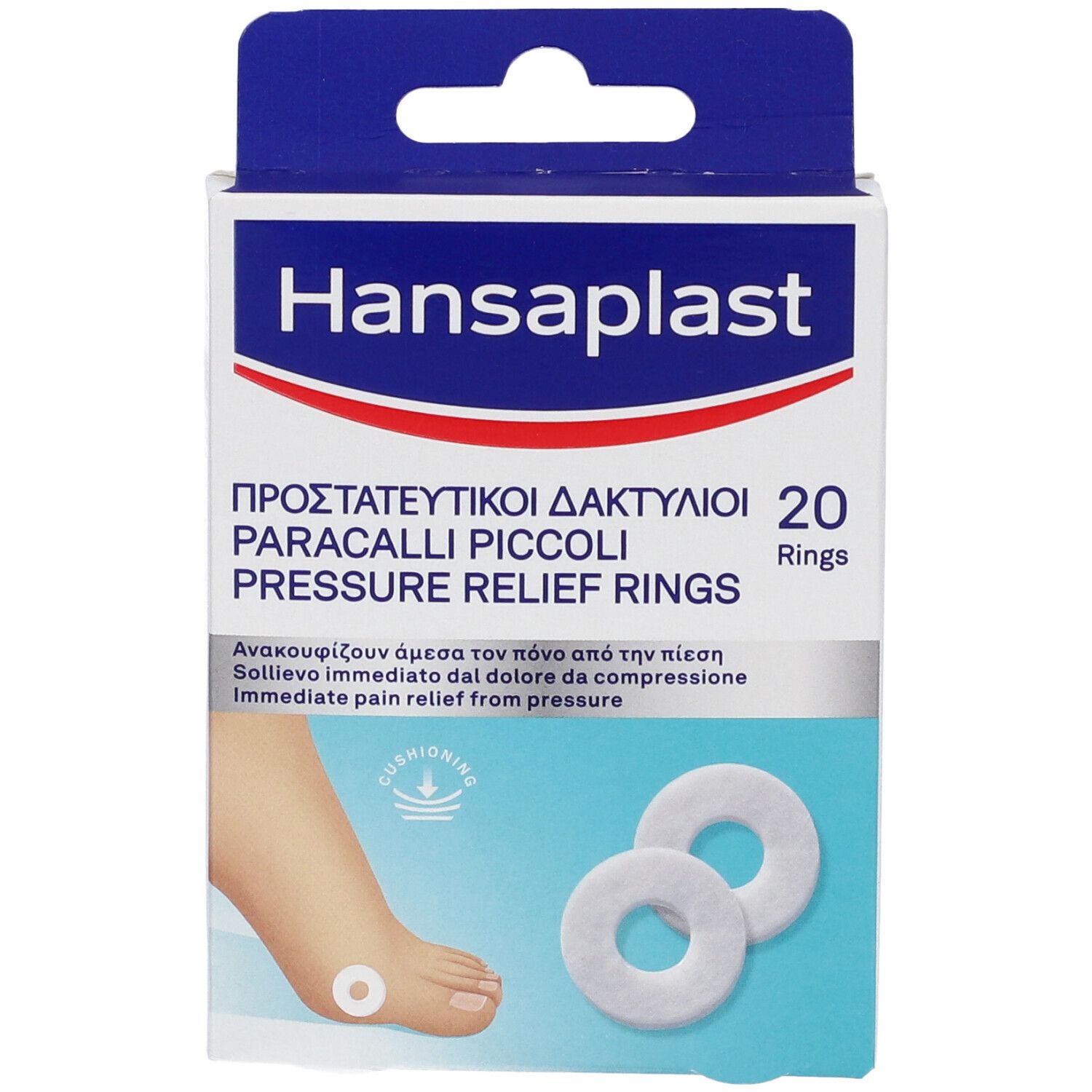 Anelli Hansaplast per calli, 20 pezzi.
