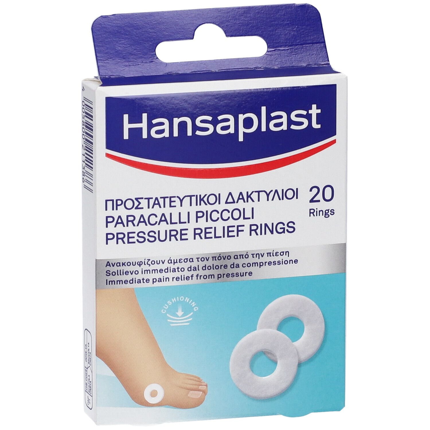 Anelli Hansaplast per calli, 20 pezzi.