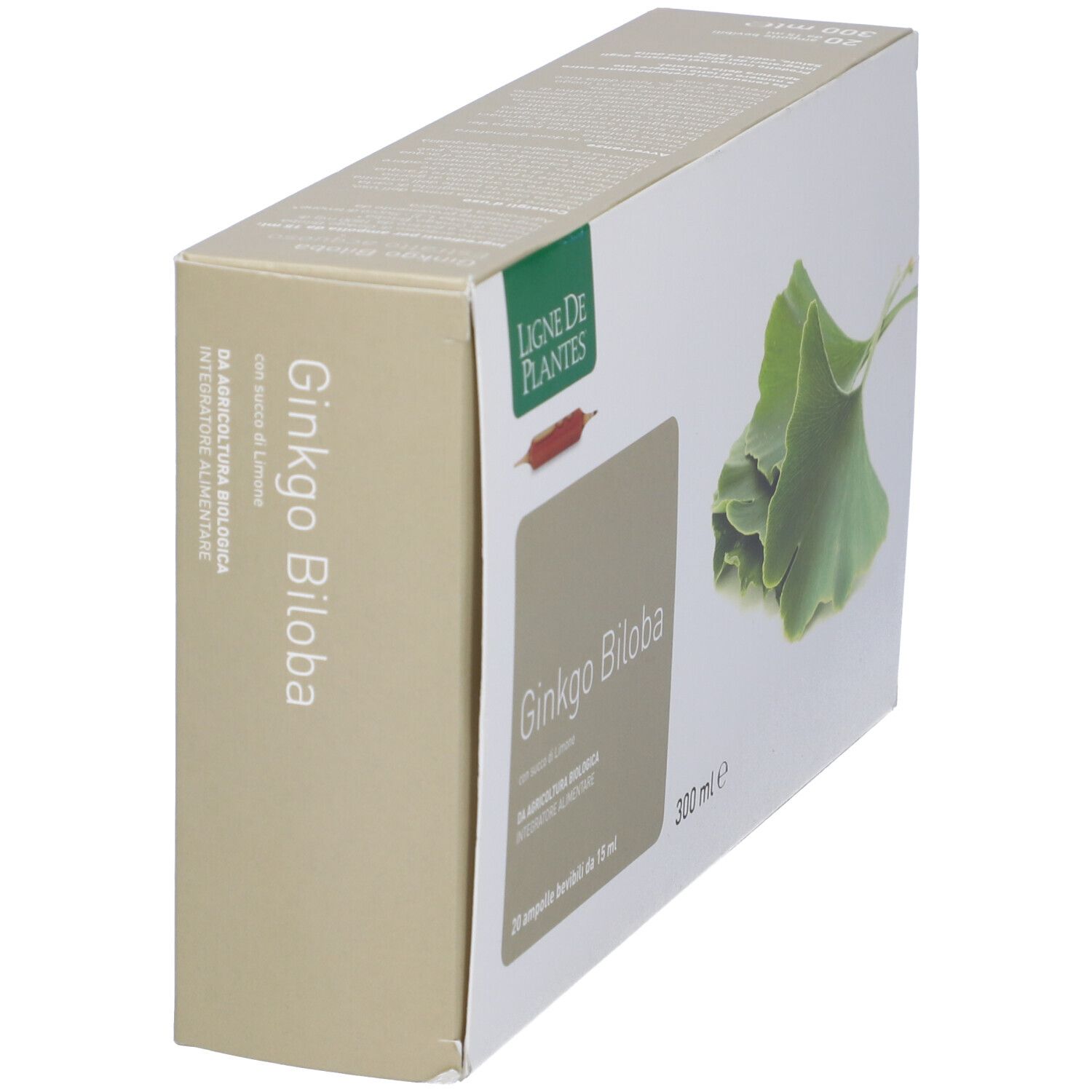 Ginkgo Biloba Biologico 20 Ampolle Bevibili Da 15 Ml