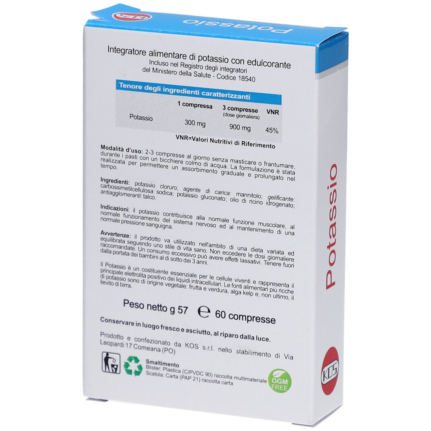KOS Potassio Compresse
