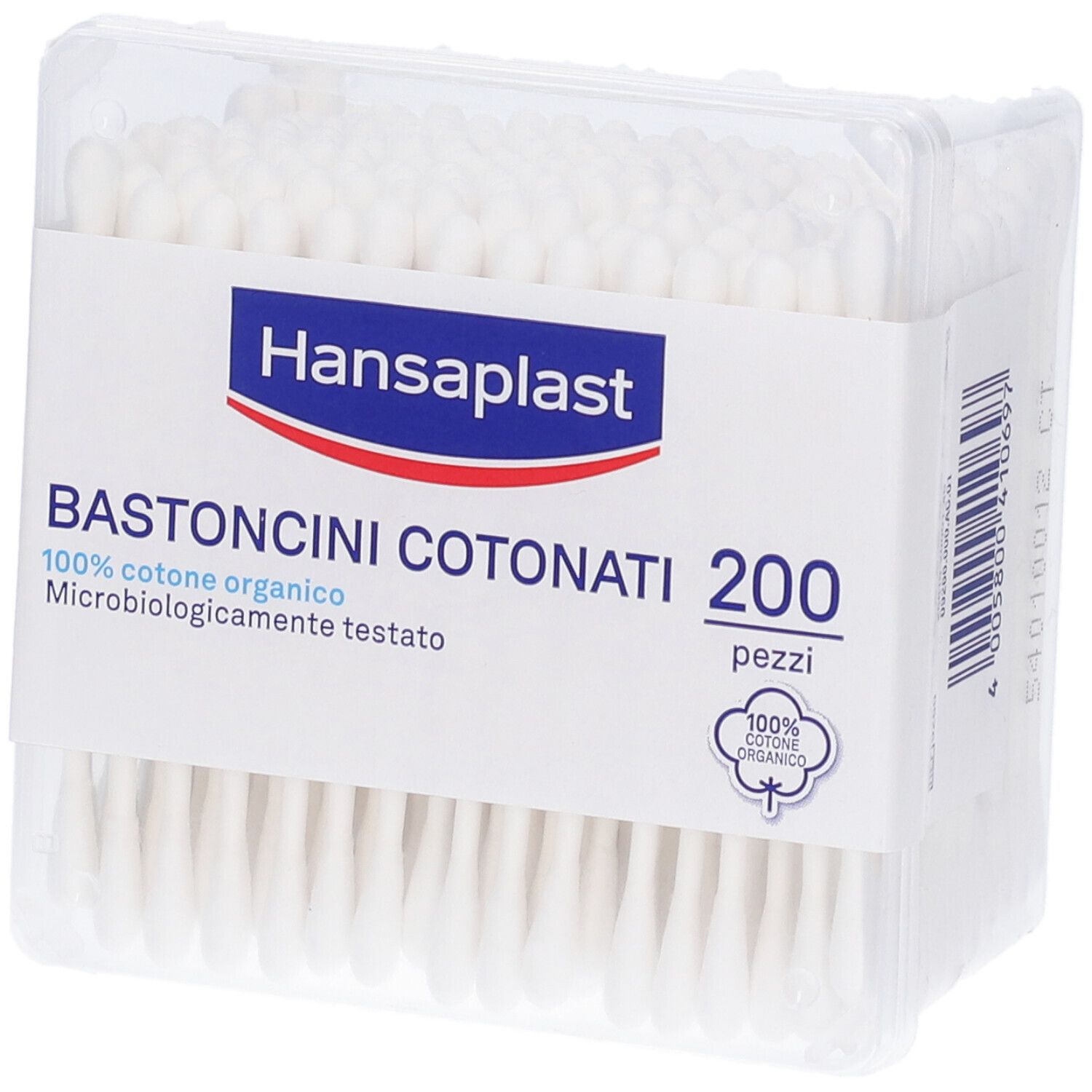 Hansaplast Bastoncini Cotonati, Cotton fioc per il kit pronto soccorso casalingo, 200 pezzi