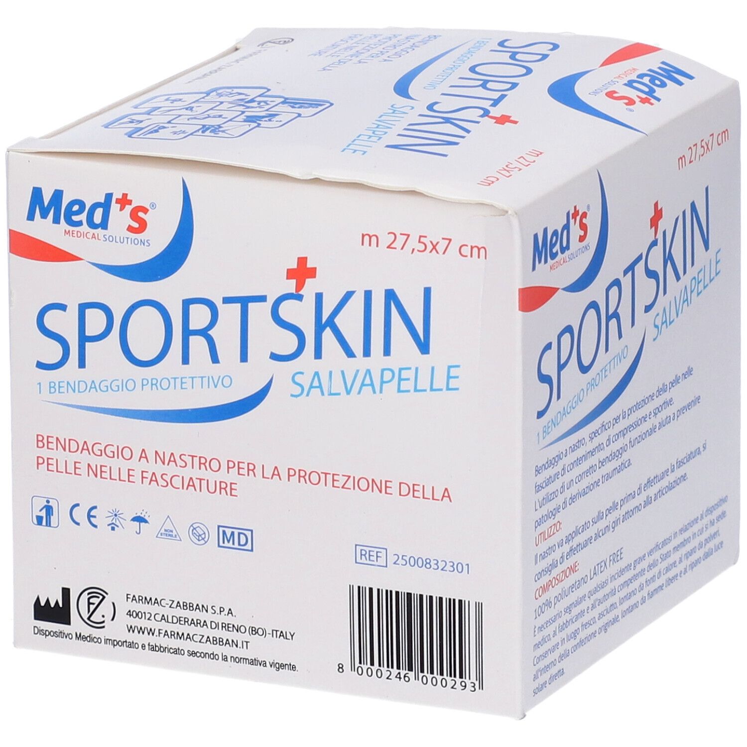 Benda Salvapelle 7 Cm Lunghezza 27,5 M Autoadesiva 1 Pezzo