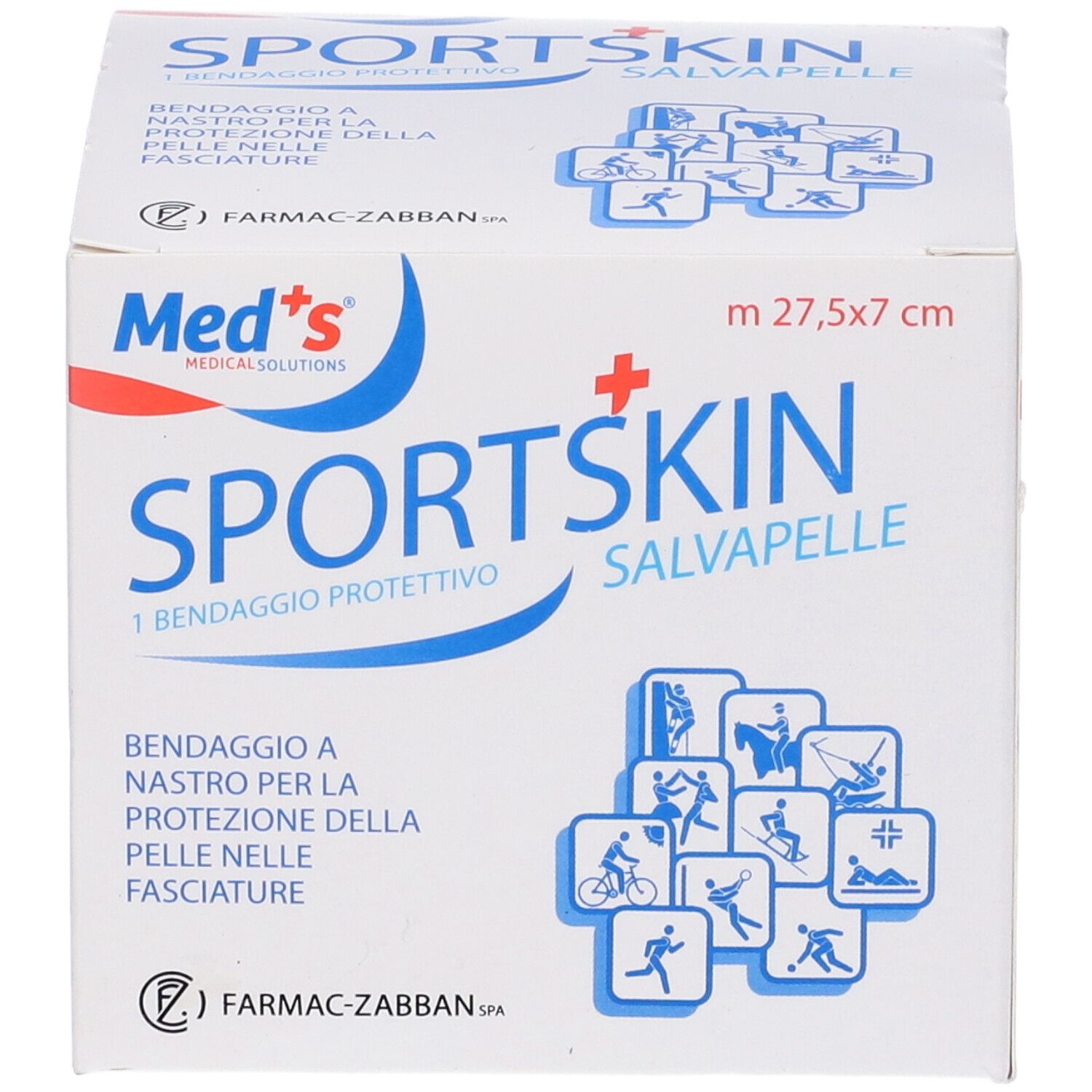 Benda Salvapelle 7 Cm Lunghezza 27,5 M Autoadesiva 1 Pezzo