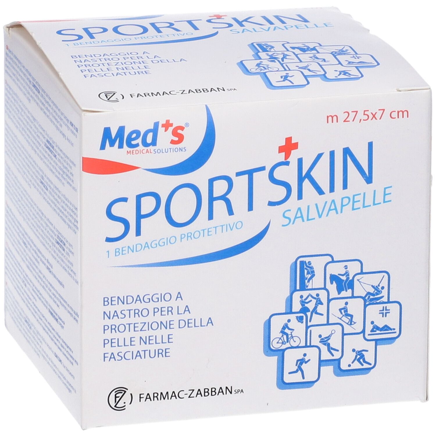 Benda Salvapelle 7 Cm Lunghezza 27,5 M Autoadesiva 1 Pezzo