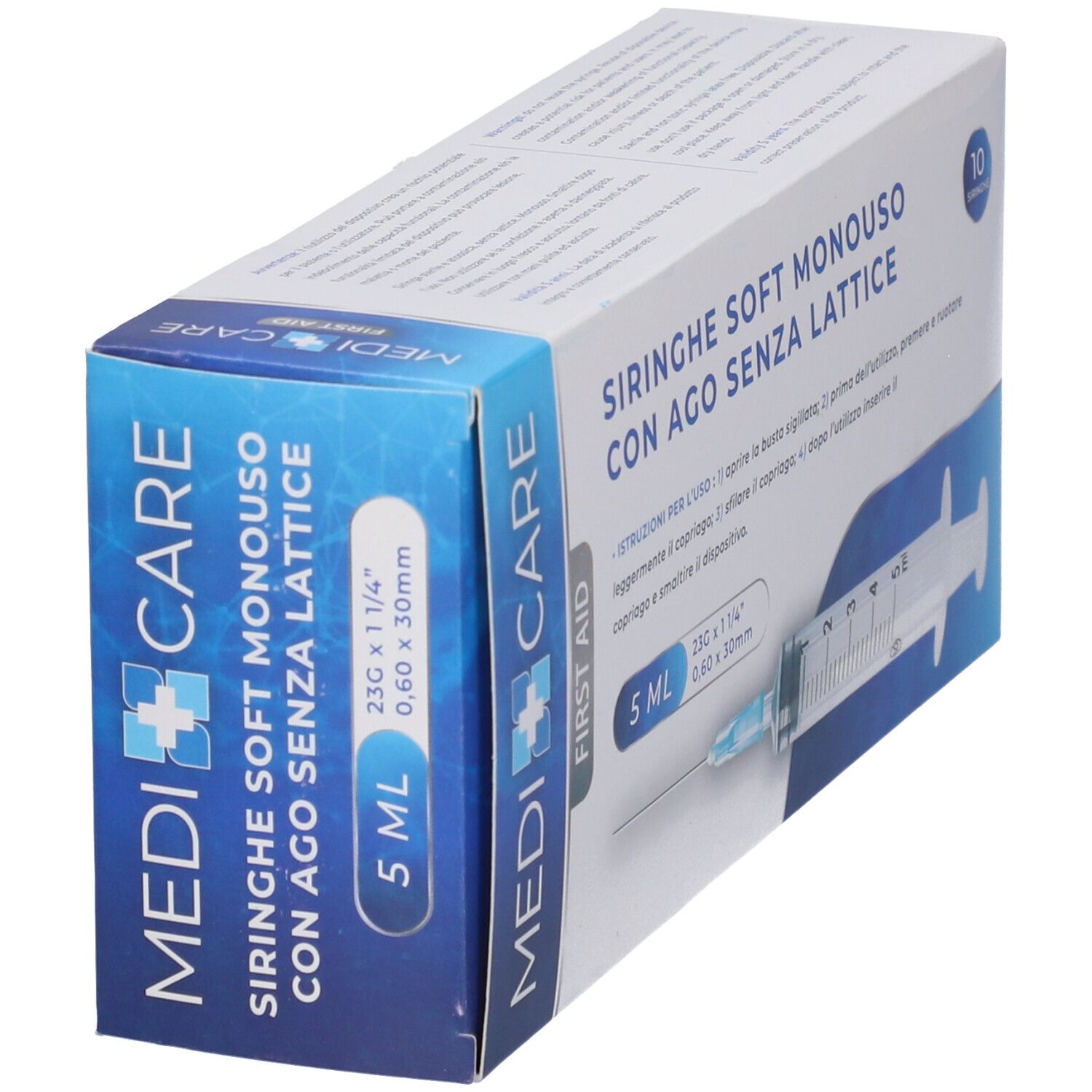 Siringa Soft Capacita' 5Ml Ago Gauge 23 Confezione 10 Pezzi