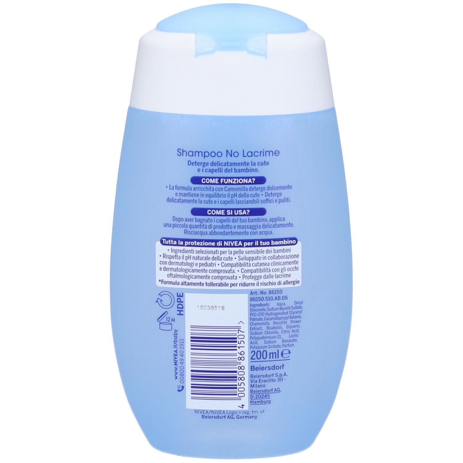 Nivea Baby Sh Dolci Carezze200