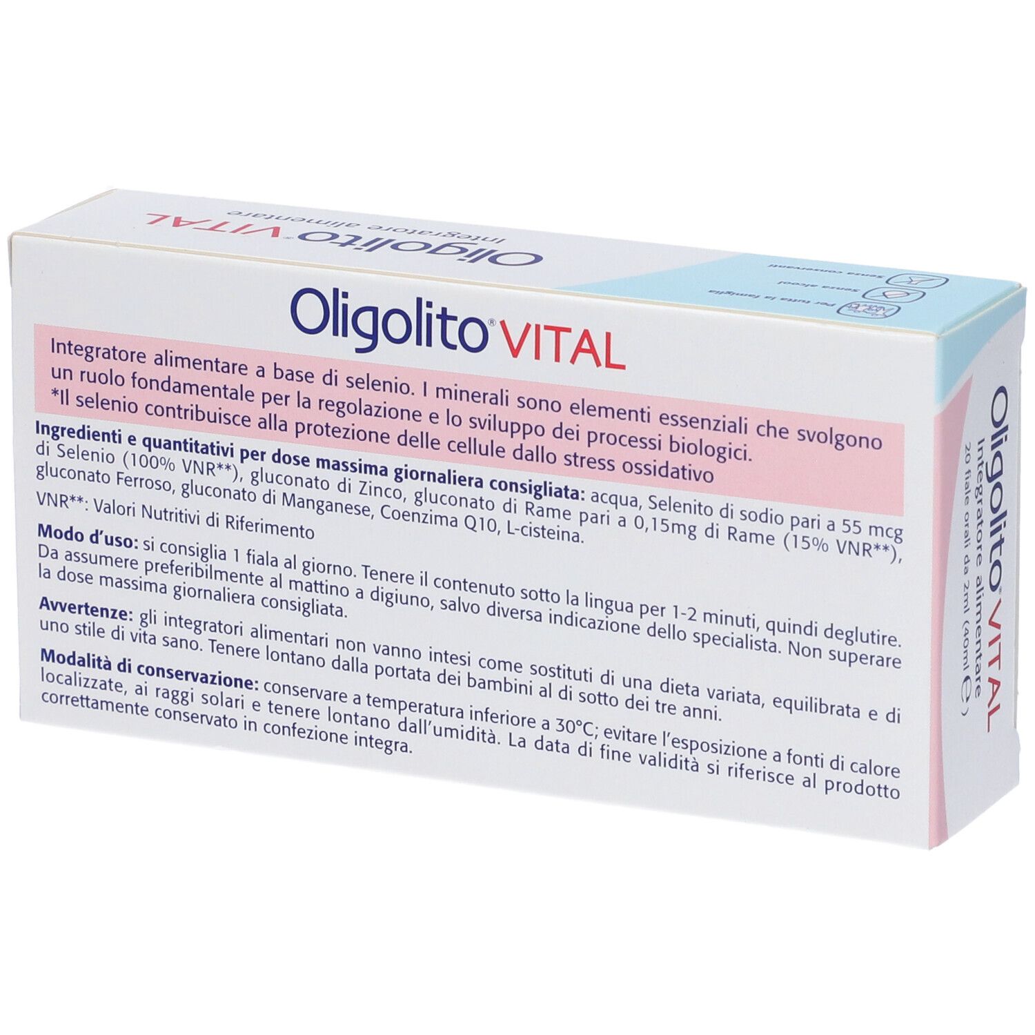 Oligolito Vital 20 Fiale 2 Ml