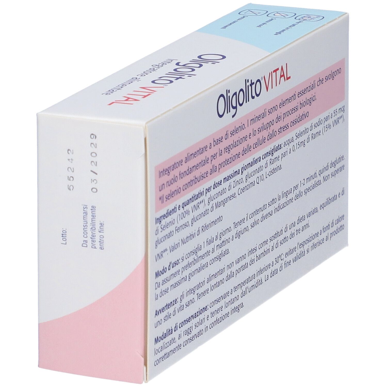 Oligolito Vital 20 Fiale 2 Ml