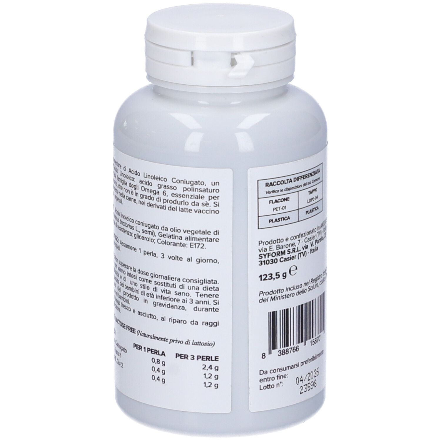 Cla 90 Perle Da 1400 Mg