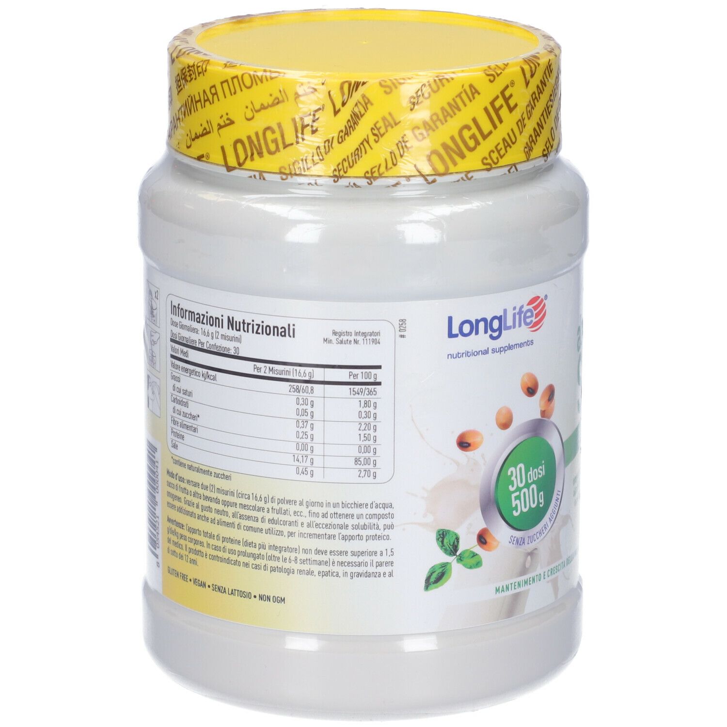 Longlife Absolute Soy 500G