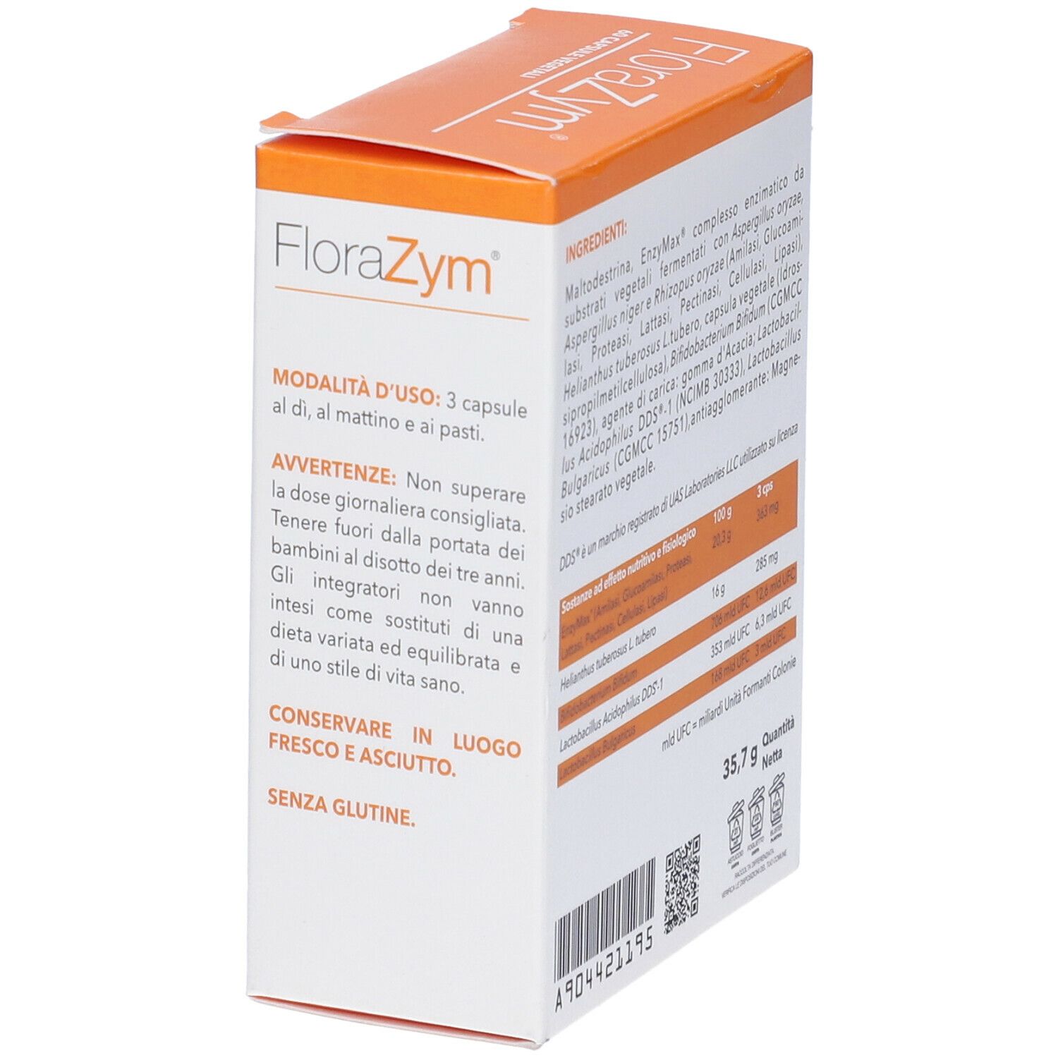 Nutrigea Florazym Capsule Integratore Alimentare