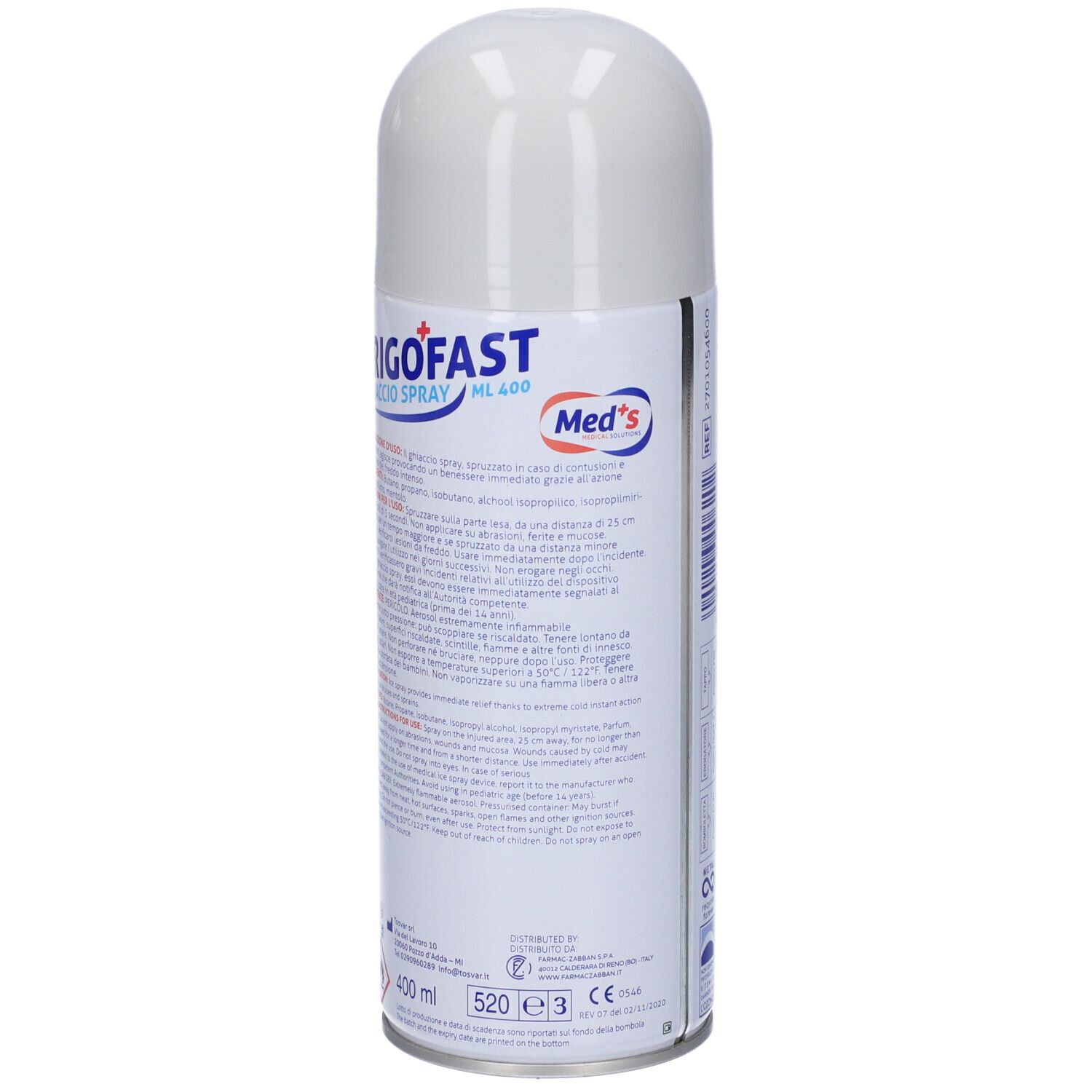 Frigofast Ghiaccio Spray 400 Ml