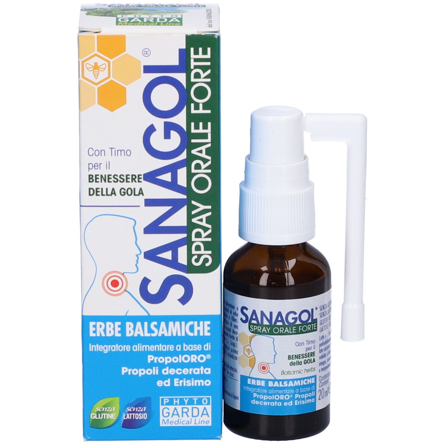 Sanagol Spray Forte Erbe Balsamiche 20 Ml