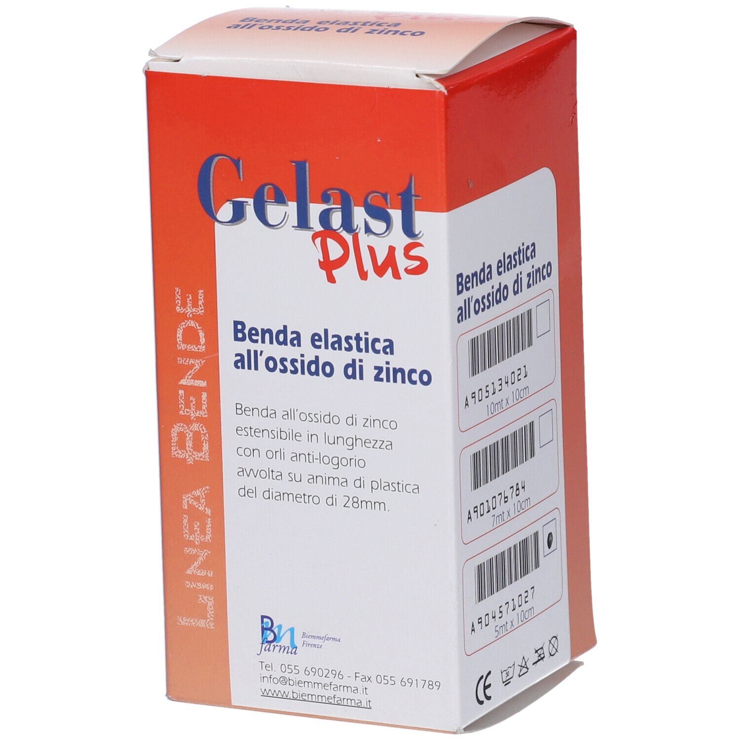 Benda Medicata Elastica Gelast Plus Con Ossido Di Zinco 10X500M