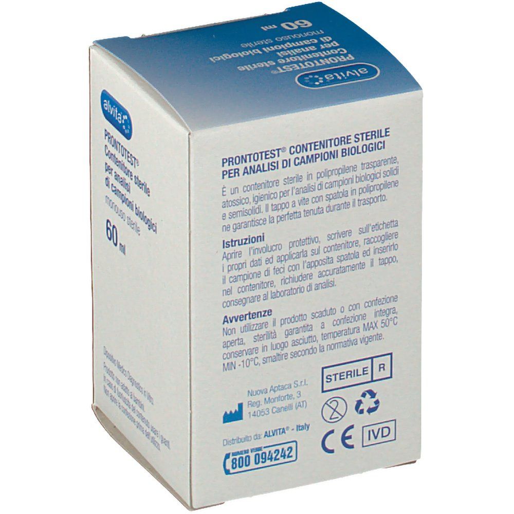alvita PRONTOTEST® Contenitore sterile