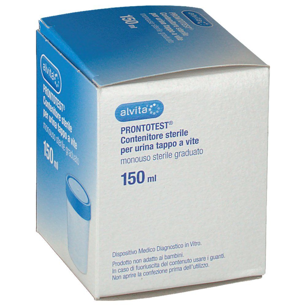 alvita PRONTOTEST® Contenitore sterile per urina tappo a vite