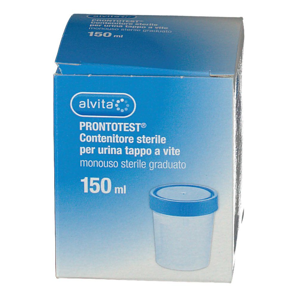alvita PRONTOTEST® Contenitore sterile per urina tappo a vite