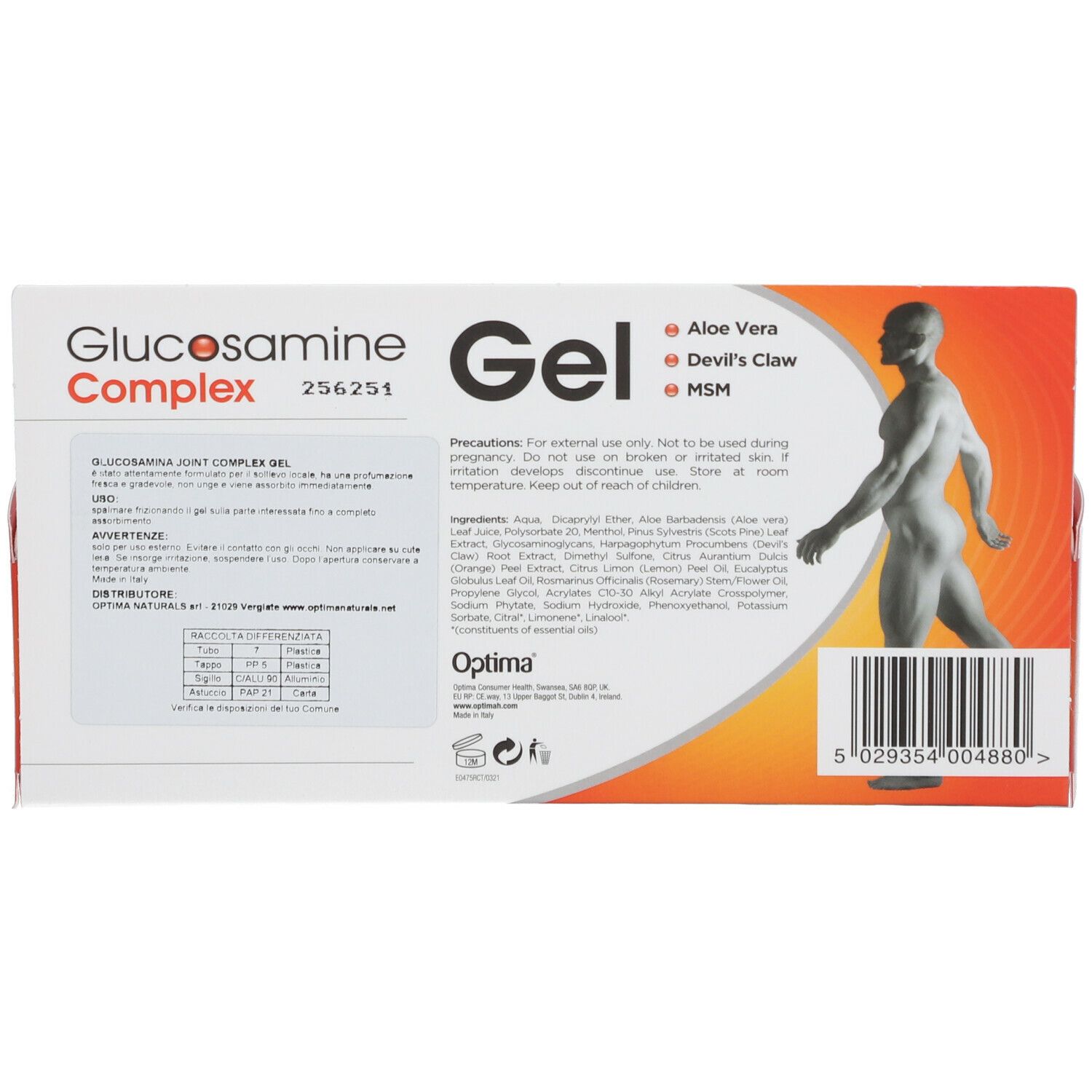 Optima Glucosamina Complex GEL