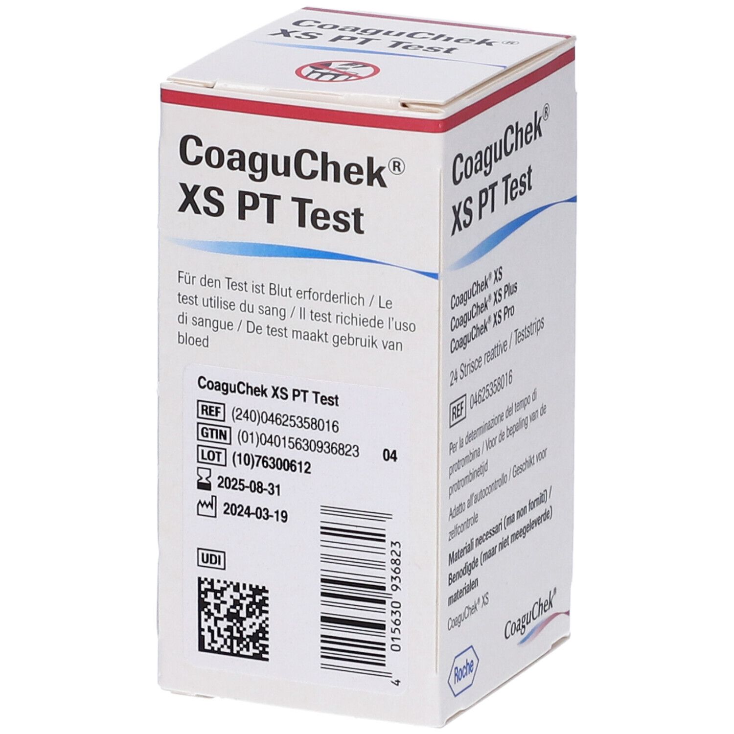 Strisce Reattive per CoaguChek XS PT Test 24 Pezzi