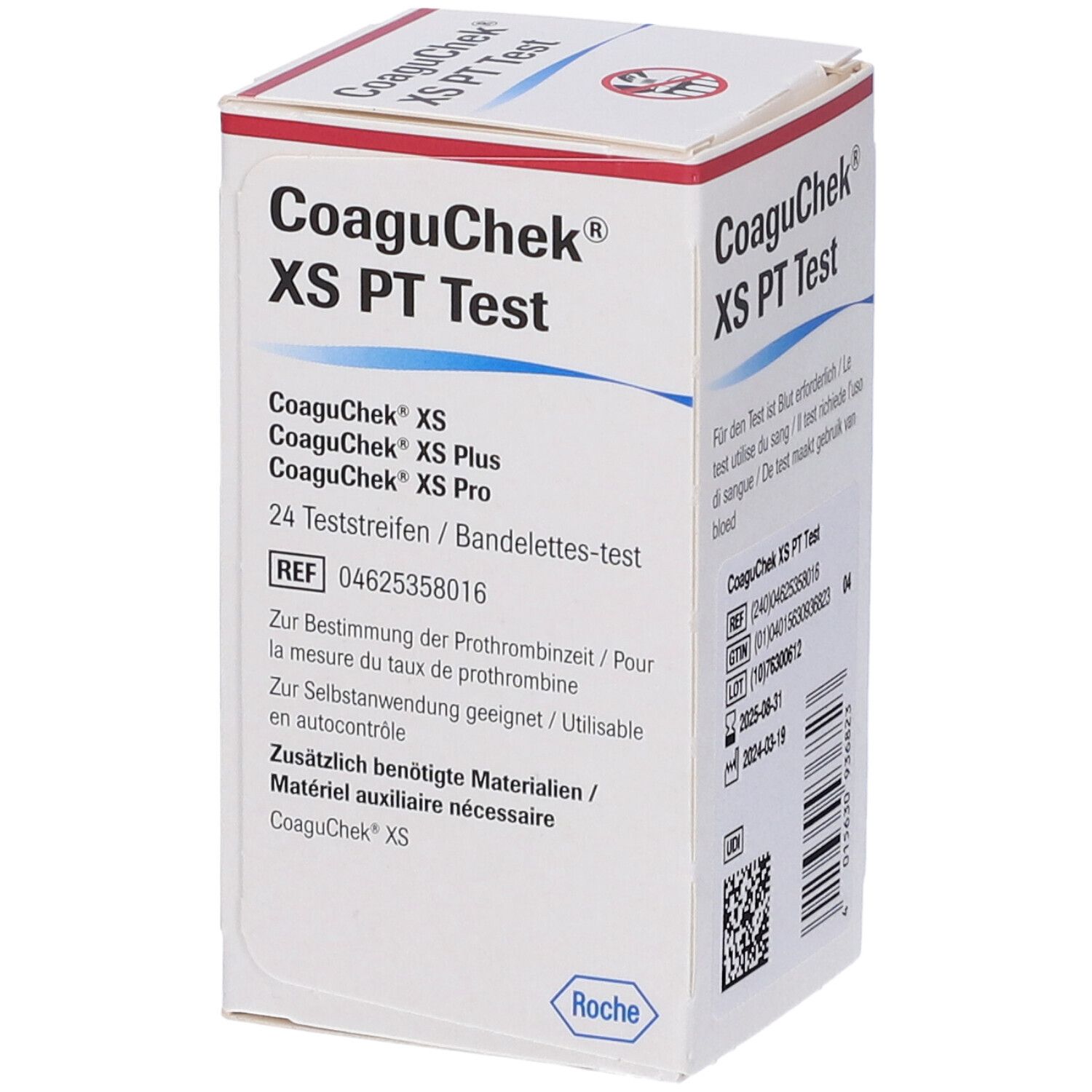 Strisce Reattive per CoaguChek XS PT Test 24 Pezzi