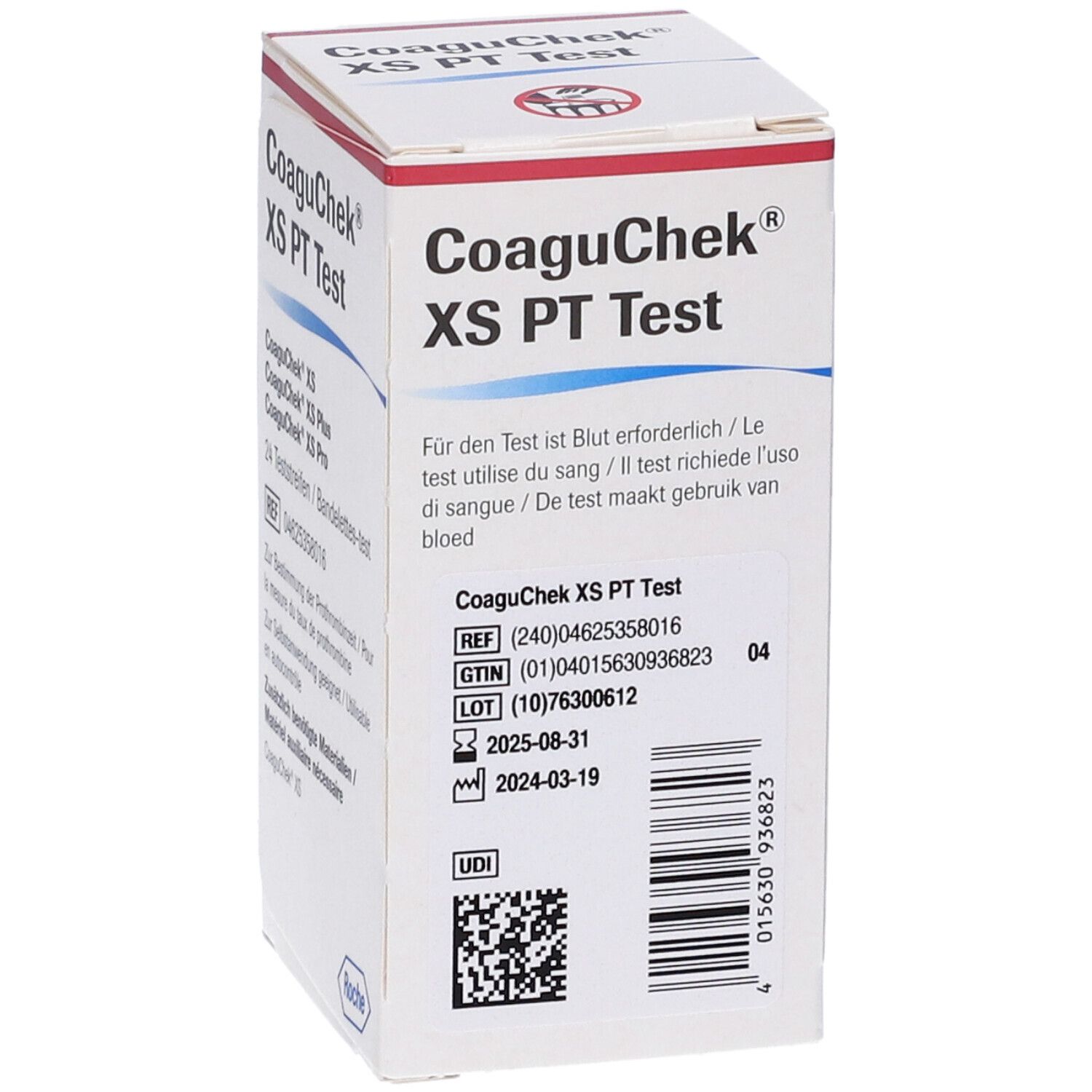 Strisce Reattive per CoaguChek XS PT Test 24 Pezzi